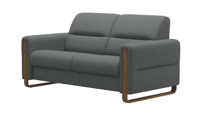 Stressless Fiona 2 Seater Sofa in Clover Grey Fabric